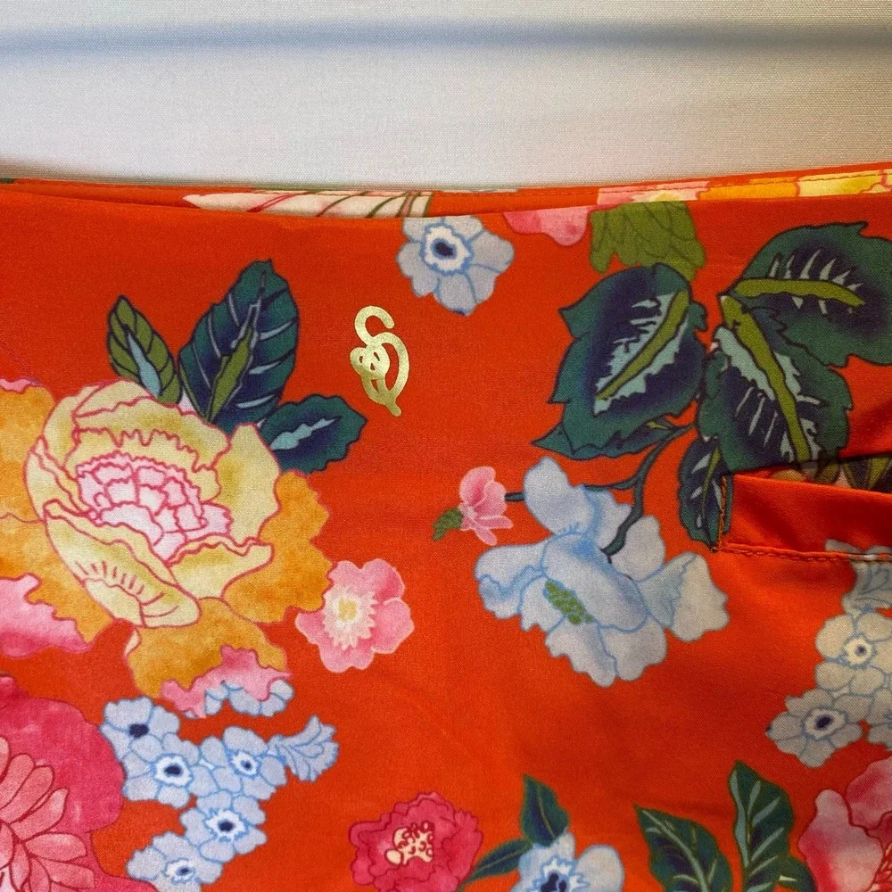 Smith & Quinn The Blaire Skort Women's Large Floral Ruffle Golf Skirt Preppy NWT